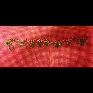 Brighton SILVER Inspirational Hearts Bracelet